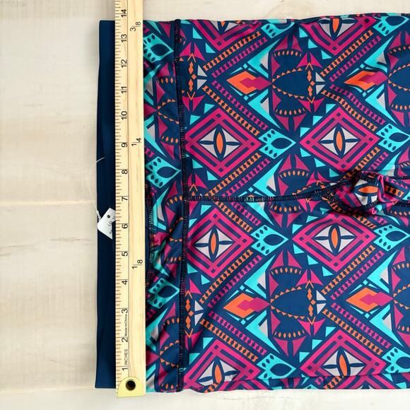 All For Color 1/4 Zip Pullover and Leggings Set  Ultra Prism Sz L Rainbow NWT - Picture 10 of 12